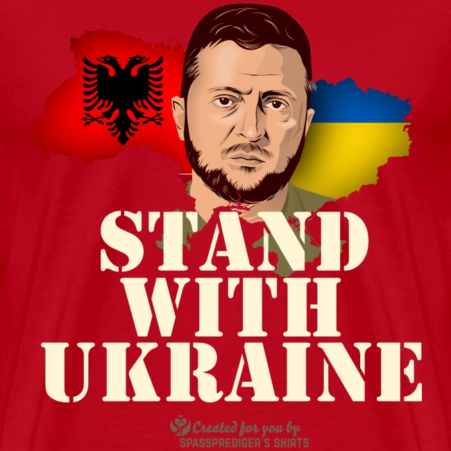 Albanien Stand with Ukraine