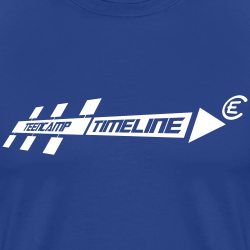 timeline dunkel - Männer Premium T-Shirt