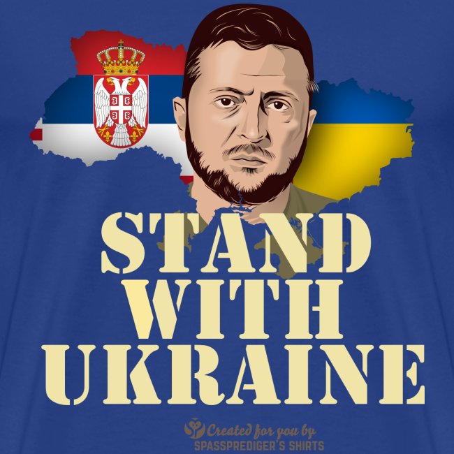 Serbien Stand with Ukraine Solidaritätsappell