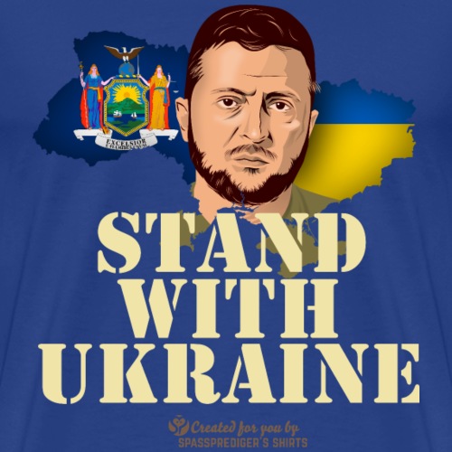 Ukraine Staat New York - Männer Premium T-Shirt