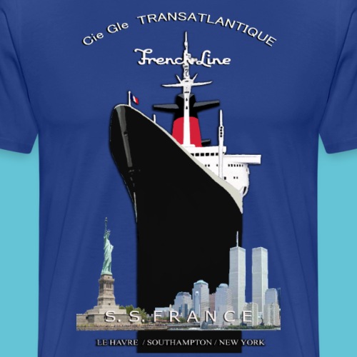 PAQUEBOT FRANCE NEW YORK Louis RUNEMBERG © Adagp - T-shirt Premium Homme