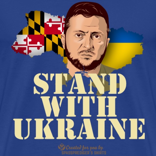 Ukraine Maryland - Männer Premium T-Shirt