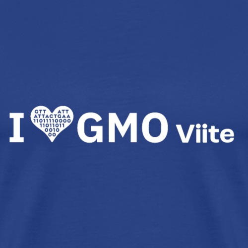 I Love GMO - Miesten premium t-paita