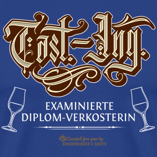 Whisky Tasting Diplom-Verkosterin - Männer Premium T-Shirt
