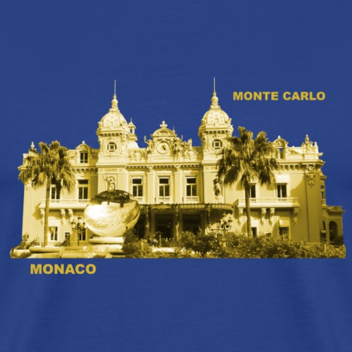 Monaco Monte Carlo Casino Europa Fürstentum - Männer Premium T-Shirt