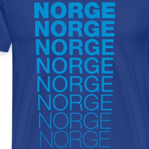 Norge Norge Norge Norge Norge Norge - Premium T-skjorte for menn
