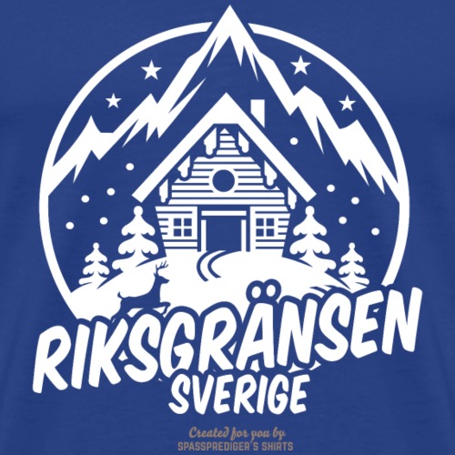 Riksgränsen Sverige Ski Resort - Männer Premium T-Shirt