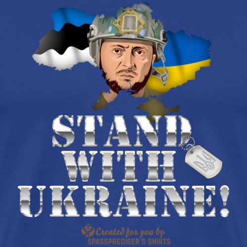 Ukraine Estland Selenskyj - Männer Premium T-Shirt