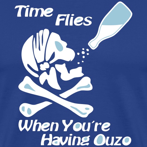 Time Flies Ouzs Shirt - Männer Premium T-Shirt