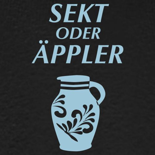 Sekt oder Äppler - Männer Premium Bio T-Shirt