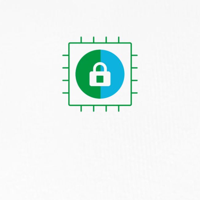 TrustedFirmware Logo vertical white