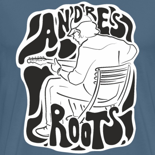 Andres Roots 2020 live album T-shirt, b&w print - Men's Premium T-Shirt