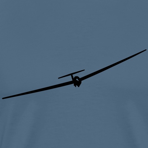 segelflugzeug_front - Männer Premium T-Shirt