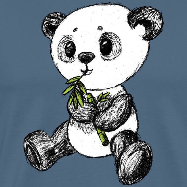 Panda Karhu värillinen scribblesirii