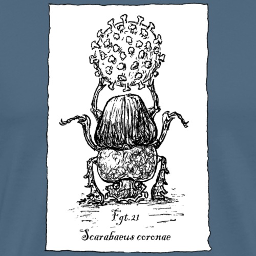 Scarabaeus coronae - Männer Premium T-Shirt