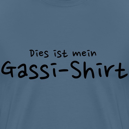 Gassi-Shirt - Hundefreunde Geschenkidee - Männer Premium T-Shirt