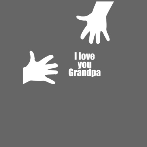 Ich liebe dich Opa - Vatertagsgeschenk - Männer Premium T-Shirt