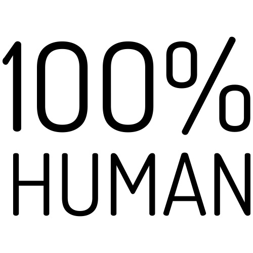 100% Human - Mannen Premium T-shirt