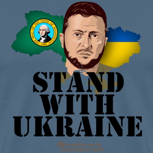 Ukraine T-Shirt Design - Männer Premium T-Shirt