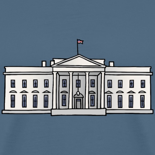 La Maison Blanche à Washington - T-shirt Premium Homme