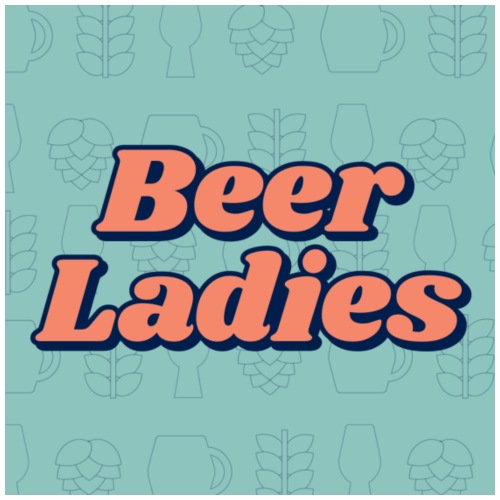 Beer Ladies - Square Teal - Men's Premium T-Shirt