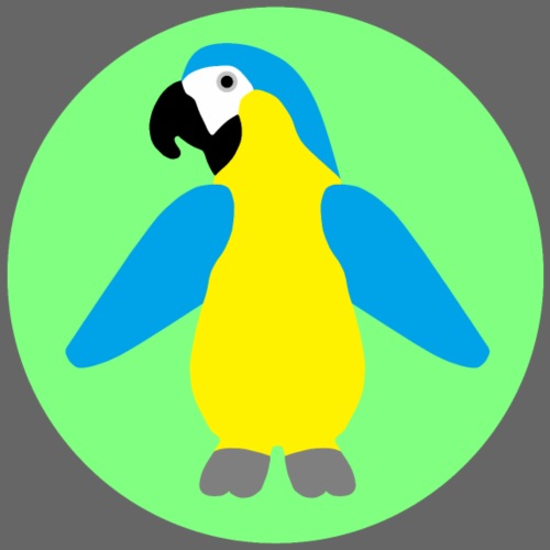Yellow-breasted Macaw - Men's Premium T-Shirt