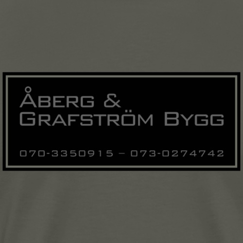 Åberg&GrafströmBygg - Premium-T-shirt herr