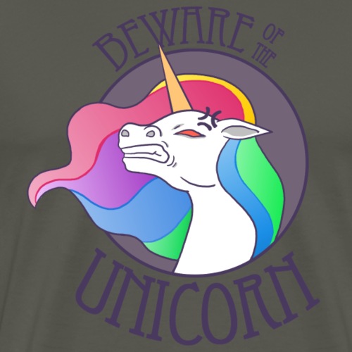 Beware of the Unicorn - Men's Premium T-Shirt