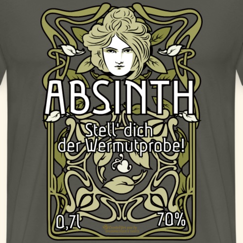 Absinth Wermutprobe - Männer Premium T-Shirt