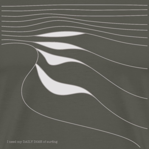Wave Lines (light) - Männer Premium T-Shirt