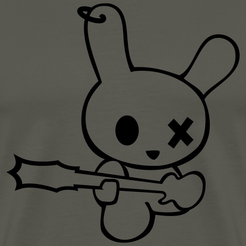 Rocking Bunny bunnies are the new rockstars hase - Männer Premium T-Shirt