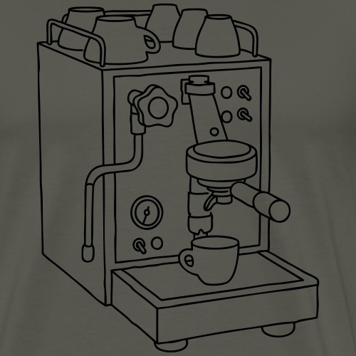 Espressomaschine Barista - Männer Premium T-Shirt