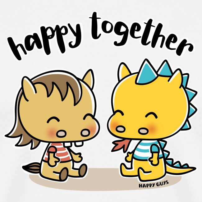 Happy Together - Pferd und Drache