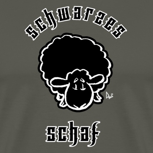 Schwarzes Schaf (Svarta fåret) - Premium-T-shirt herr
