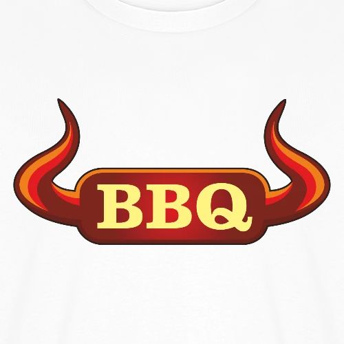 BBQ - Feuerdesign - Männer Premium Bio T-Shirt