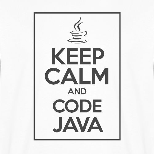 Keep Calm And Code Java - Men's Premium Organic T-Shirt