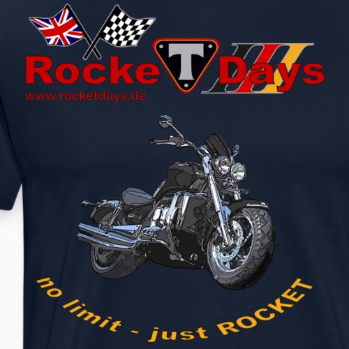Rocket III Schwarz - Männer Premium T-Shirt