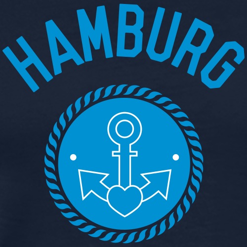 Hamburg gay love, liebe, see, schwul - Männer Premium T-Shirt