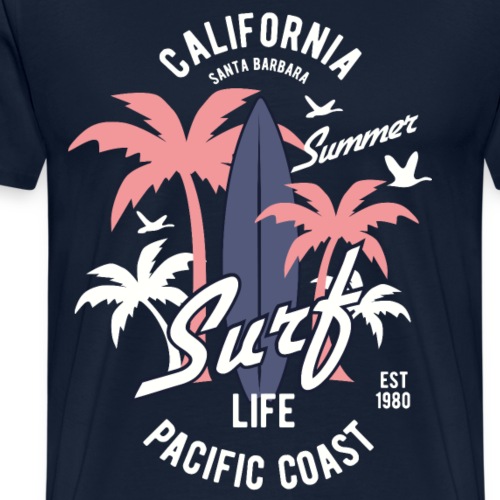 California Surf - Männer Premium T-Shirt