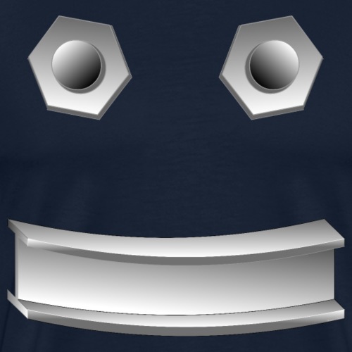 Smiling Steel Beam Face - Men's Premium T-Shirt