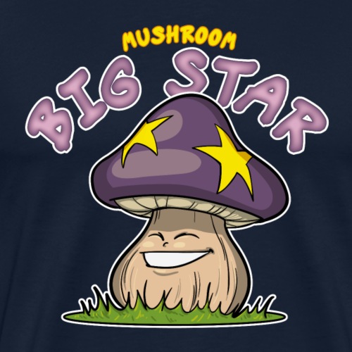 Mushroom Big Star - T-shirt Premium Homme