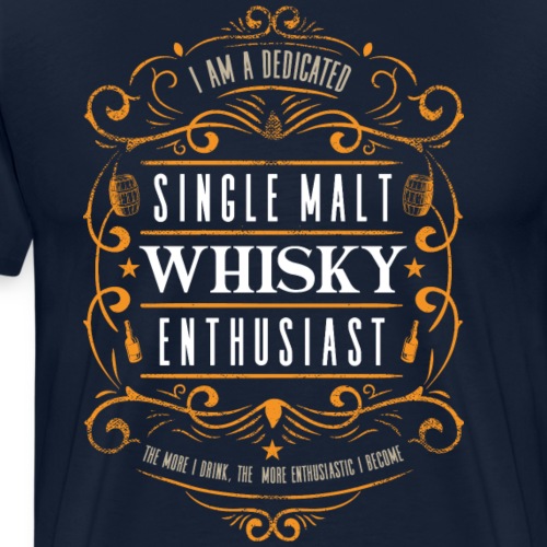 Single Malt Whisky Enthusiast - Männer Premium T-Shirt