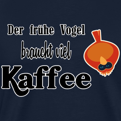 kaffeeVogel.png - Männer Premium T-Shirt