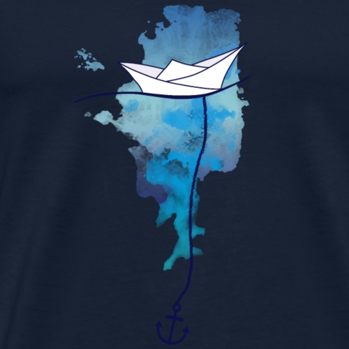Papierschiff - Männer Premium T-Shirt