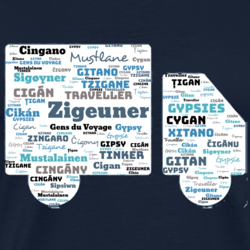 Truck Zigeuner Gypsy Word Art Cloud. - Männer Premium T-Shirt