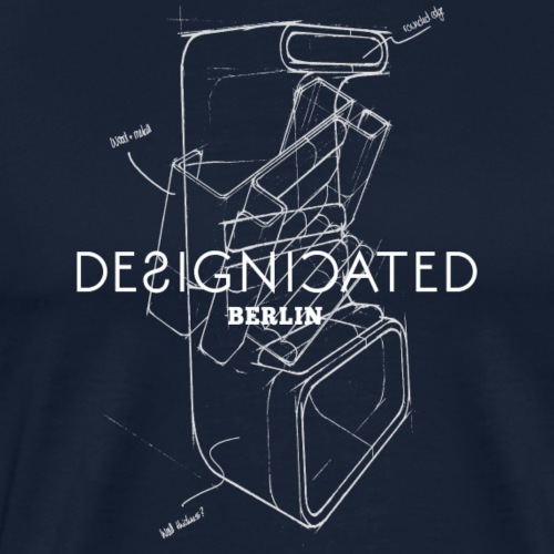 Designicated Berlin weiß - Männer Premium T-Shirt