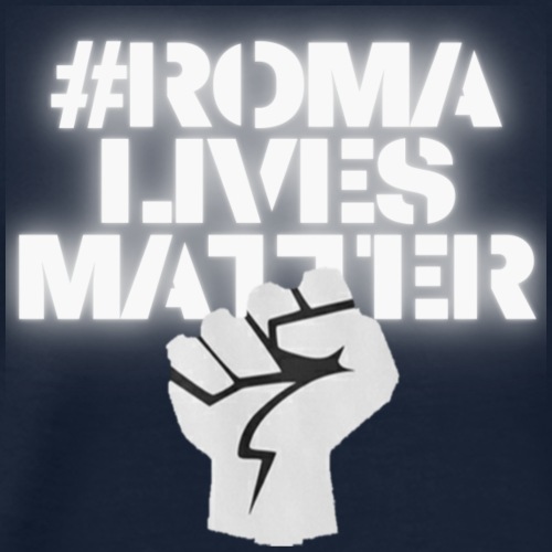 Roma Lives Matter - Fist - Männer Premium T-Shirt