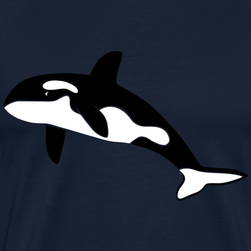 orca orka wal whale delfin delphin dolphin - Männer Premium T-Shirt