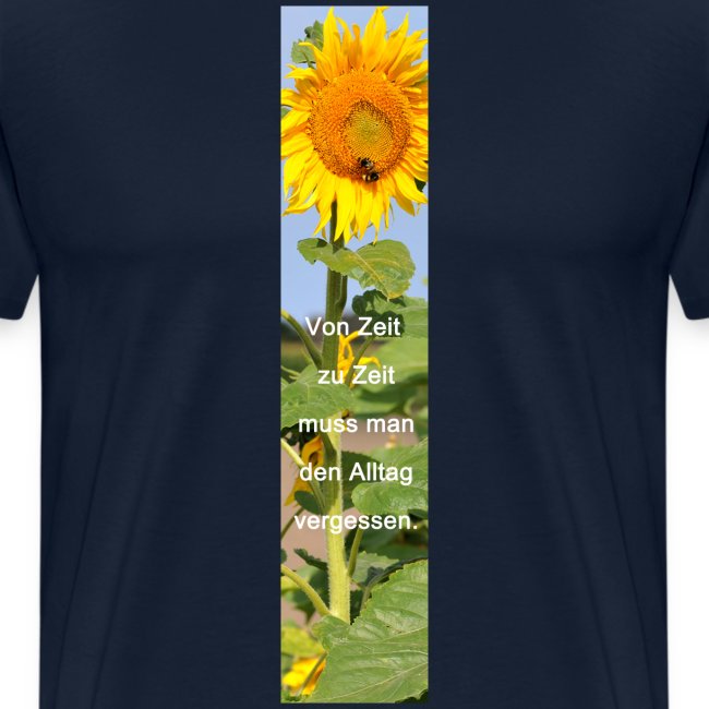 Riesen-Lesezeichen Sonnenblume + Spruch