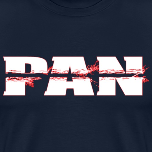PAN_white - T-shirt Premium Homme